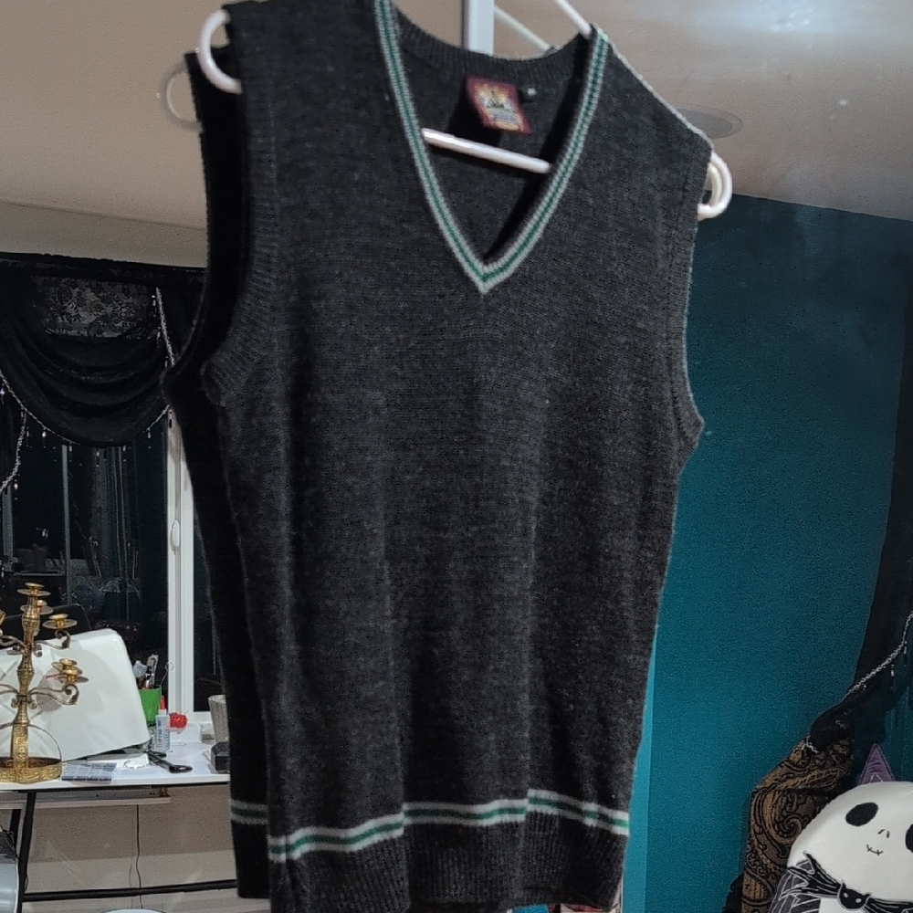 Women's Slytherin V-Neck Sweater Vest
